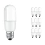 Opakowanie 10x Ledvance Classic LED E27 Liniowy Matowy 9W 1050lm - 840 Zimna Biel | Zamienne 75W