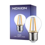 Noxion Lucent LED E27 Piłka Włókno Przezroczysty 2.5W 250lm - 827 Bardzo Ciepła Biel | Ściemnianie - Zamienne 25W