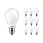 Opakowanie 10x Philips MASTER Value LED Żarówka E27 Gruszka Matowy 5.9W 806lm - 927 Bardzo Ciepła Biel | Najlepsze renderowanie kolorów - Ściemnianie - Zamienne 60W