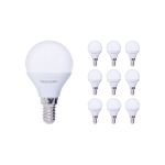Opakowanie 10x Noxion Lucent Lustre LED E14 Piłka Matowy 2.5W 250lm - 827 Bardzo Ciepła Biel | Zamienne 25W