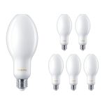 Opakowanie 6x Philips TrueForce Core LED E27 HPL/SON Matowy 18W 3000lm 300D - 830 Ciepła Biel | Zamienne 80W