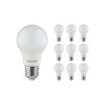Opakowanie 10x Noxion Lucent Classic LED E27 Gruszka Matowy 8.5W 806lm - 830 Ciepła Biel | Zamienne 60W