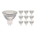 Opakowanie 10x Noxion LED Spot GU5.3 MR16 4.4W 345lm 36D - 840 Zimna Biel | Ściemnianie - Zamienne 35W