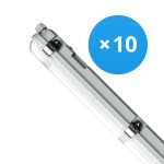 Opakowanie 10x Noxion Oprawy Hermetyczne LED Poseidon V3.0 35-65W 4550-9100lm - 830-865 CCT | 150cm - Poprzez Przewód (5x2.5mm2)