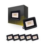Opakowanie 6x Bright Choice LED Iluminacja 20W 2000lm 100D - 830 Ciepła Biel | IP66 - Symetryczny