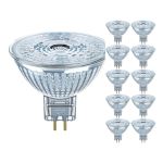 Opakowanie 10x Ledvance Performance LED Spot Reflektor GU5.3 MR16 5W 345lm 36D - 927 Bardzo Ciepła Biel | Najlepsze renderowanie kolorów - Ściemnianie - Zamienne 35W