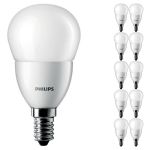 Opakowanie 10x Philips Corepro LED Lustre E14 Piłka Matowy 2.8W 250lm - 827 Bardzo Ciepła Biel | Zamienne 25W
