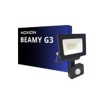 Noxion LED Iluminacja Beamy G3.1 Czarny 20W 2200lm 100D - 830 Ciepła Biel | IP44 - Czujnik ruchu i Światła - Symetryczny 