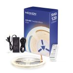 Noxion Taśma LED Naga 5 Metr Kompletny zestaw - Smart Wifi - 24V - 120LEDs/m - 9.6W/m - 930-965 Przestrajalny Valkoinen | 8mm - IP20 - Najlepsze Renderowanie Kolorów - SMD2835