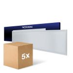 Opakowanie 5x Noxion LED Panel Ecowhite V4.0 28W 3360lm - 830-840-865 CCT | 120x30cm - UGR <19