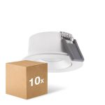 Opakowanie 10x Ledvance LED Spot Air Adjust Aluminium Valkoinen 4W 320lm 36D - 930 Ciepła Biel | Aukko 68mm - IP23 - Najlepsze renderowanie kolorów - Ściemnianie