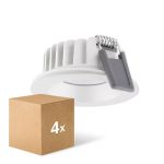 Opakowanie 4x Ledvance LED Spot Air Fix Aluminium Valkoinen 6W 570lm 36D - 940 Zimna Biel | Aukko 68mm - IP65 - Najlepsze renderowanie kolorów - Ściemnianie
