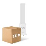 Opakowanie 10x Noxion Lucent PL-S LED 4.3W - 840 Zimna Biel | 4-Piny - Zamienne 9W