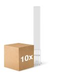 Opakowanie 10x Noxion Lucent PL-S LED  6W - 830 Ciepła Biel | 4-Piny - Zamienne 11W