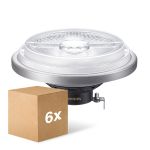 Opakowanie 6x Philips MASTER LED Spot G53 AR111 14.8W 875lm 24D - 930 Ciepła Biel | Najlepsze renderowanie kolorów - Ściemnianie - Zamienne 75W