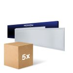 Opakowanie 5x Noxion LED Panel Ecowhite V4.0 28W 3400lm - 840 Zimna Biel | 120x30cm - Philips driver