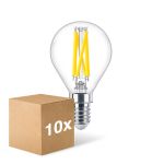 Opakowanie 10x Philips MASTER LED E14 Piłka Włókno Przezroczysty 5.9W 806lm - 922-927 Dim To Warm | Najlepsze Renderowanie Kolorów - Ściemnianie - Zamienne 60W