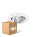 Opakowanie 10x Philips LED Spot Przezroczysty Accent G2 RS061B 6W 550lm 36D - 840 Zimna Biel | 80mm - Ściemnianie 