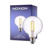 Noxion Lucent LED E27 Globe Włókno Przezroczysty 7W 806lm - 827 Ciepła Biel | Zamienne 60W