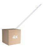 Opakowanie 4x Ledvance Oprawy Hermetyczne LED Paroizolacja Eco Slim 36W 4320lm - 840 Zimna Biel | 120cm