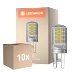 Opakowanie 10x Ledvance Performance LED Capsule Przezroczysty G9 4W 470lm - 827 Bardzo Ciepła Biel | Ściemnianie - Zamienne 40W