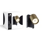 D'Lite Światło Ścienne Prisma Metal Złoty | IP20 - Nadaje Się Do 1x GU10