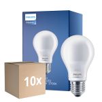 Opakowanie 10x Philips Classic LED Żarówka E27 Gruszka Matowy 4.5W 470lm - 827 Bardzo Ciepła Biel | Zamienne 40W
