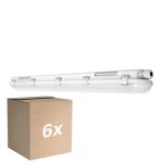 Opakowanie 6x Ledvance Oprawy Hermetyczne LED Paroizolacja 32W 4400lm - 865 Światło Dzienne | 120cm 