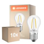 Opakowanie 10x Ledvance Classic LED E27 Gruszka Włókno Przezroczysty 1W 136lm - 827 Bardzo Ciepła Biel | Zamienne 15W