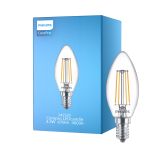 Philips Corepro LED Świeca E14 Włókno Przezroczysty 4.3W 470lm - 840 Zimna Biel | Zamienne 40W