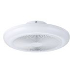 Eglo Wentylator Sufitowy Sayulita 1 ABS Valkoinen 25.3W 820lm - 827-865 Przestrajalny Valkoinen + RGB | Ściemnianie