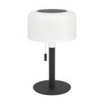 Eglo Lampa Stołowa Montapalma Solar Stal Czarny 2W 190lm - 830 Ciepła Biel | IP54 - Ściemnianie - USB-C
