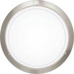 Eglo Lampa sufitowa Planet 1 Stal Satynowy Nikiel | Nadaje Się Do E27
