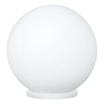 Eglo Lampa Stołowa Rondo Plastikowy Valkoinen | Nadaje Się Do 1x E27