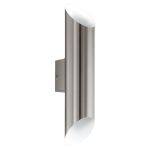 Eglo Światło Ścienne Agolada Zewnętrzna Stal Nierdzewna Szary Up & Down 7.4W 660lm - 830 Ciepła Biel