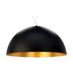 Eglo Lampa Wisząca Gaeta 1 Stal Czarny Złoty | IP20 - Nadaje Się Do 1x E27 