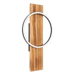 Eglo Światło Ścienne Boyal Drewno Czarny, Zardzewiały 12W 1700lm - 830 Ciepła Biel