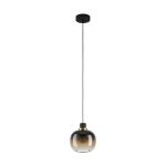 Eglo Lampa Wisząca Oilella Stal Czarny Złoty | IP20 - Nadaje Się Do 1x E27 