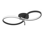Eglo Lampa sufitowa Serpins Stal Czarny 21W 2500lm - 830 Ciepła Biel