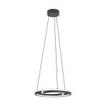 Eglo Lampa Wisząca Mezzomonte Aluminium Stal Czarny 20W 1600lm - 827-865 Przestrajalny Valkoinen | IP20 - Ściemnianie 