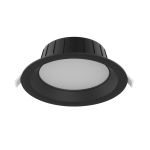 Noxion LED Downlight Hera Średni Wpuszczany Czarny 21W 2400lm 100D - 827-830-840 CCT | 226mm - Aukko 200mm