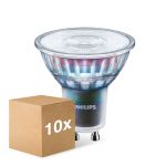 Opakowanie 10x Philips MASTER LED Spot ExpertColor GU10 PAR16 5.5W 355lm 25D - 927 Bardzo Ciepła Biel | Najlepsze renderowanie kolorów - Ściemnianie - Zamienne 50W