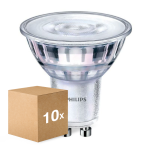 Opakowanie 10x Philips Corepro LED Spot GU10 PAR16 3.5W 265lm 36D - 830 Ciepła Biel | Zamienne 35W