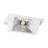 LED Downlight WallWasher Wally Średni 26W 3000K 3700lm Szary | Ciepła Biel