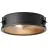 Brilliant Zois Lampa sufitowa Metal Czarny | 340mm - Nadaje Się Do 2x E27