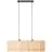 Brilliant Wimea Lampa Wisząca Metal Czarny Beige | Nadaje Się Do 2x E27