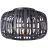 Brilliant Drewnorow Lampa sufitowa Metal Bambus Czarny Drewno | 320mm - Nadaje Się Do 1x E27