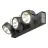 SLV Kalu Triple Ściana i Lampa sufitowa Aluminium Czarny 47W 3400lm - 830 Ciepła Biel | Ściemnianie 