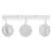 Ledvance LED Decor Spot Saturn Plastikowy Valkoinen 29W 935lm - 830-842-865 CCT