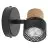 Ledvance LED Decor Spot Cork Stal Czarny 3W 230lm - 827 Bardzo Ciepła Biel | Ściemnianie